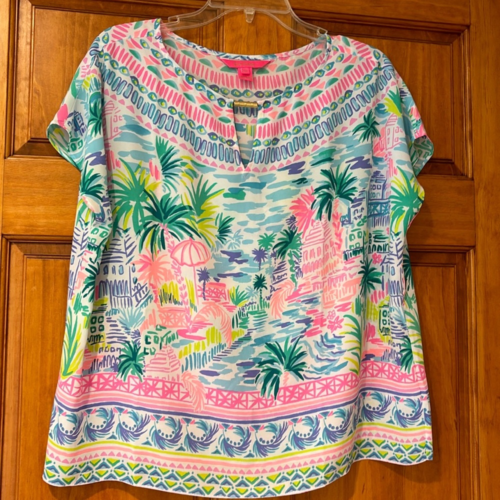 NWOT Lilly Pulitzer short sleeve tunic size XS